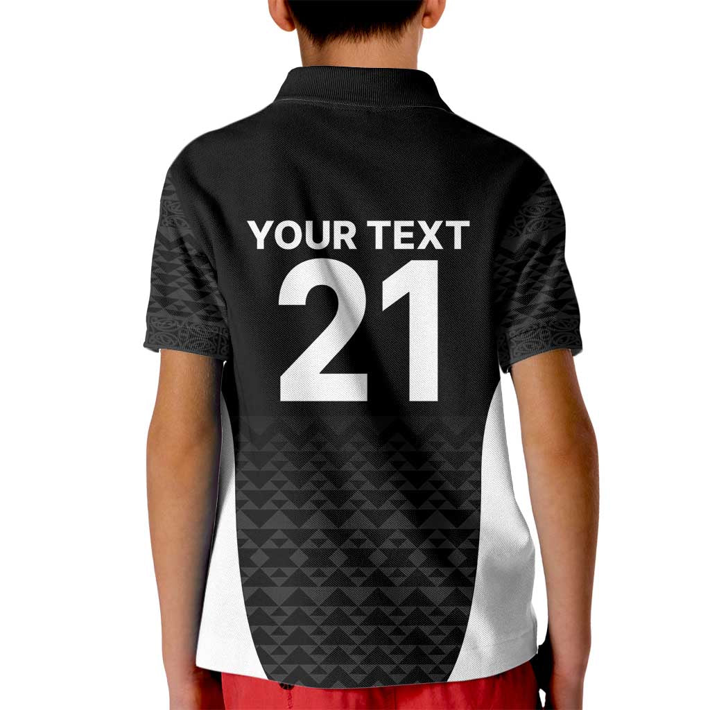 Custom New Zealand Cricket Spirit 2026 Kid Polo Shirt World T20 Edition - Wonder Print Shop
