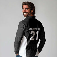 Custom New Zealand Cricket Spirit 2026 Long Sleeve Polo Shirt World T20 Edition - Wonder Print Shop