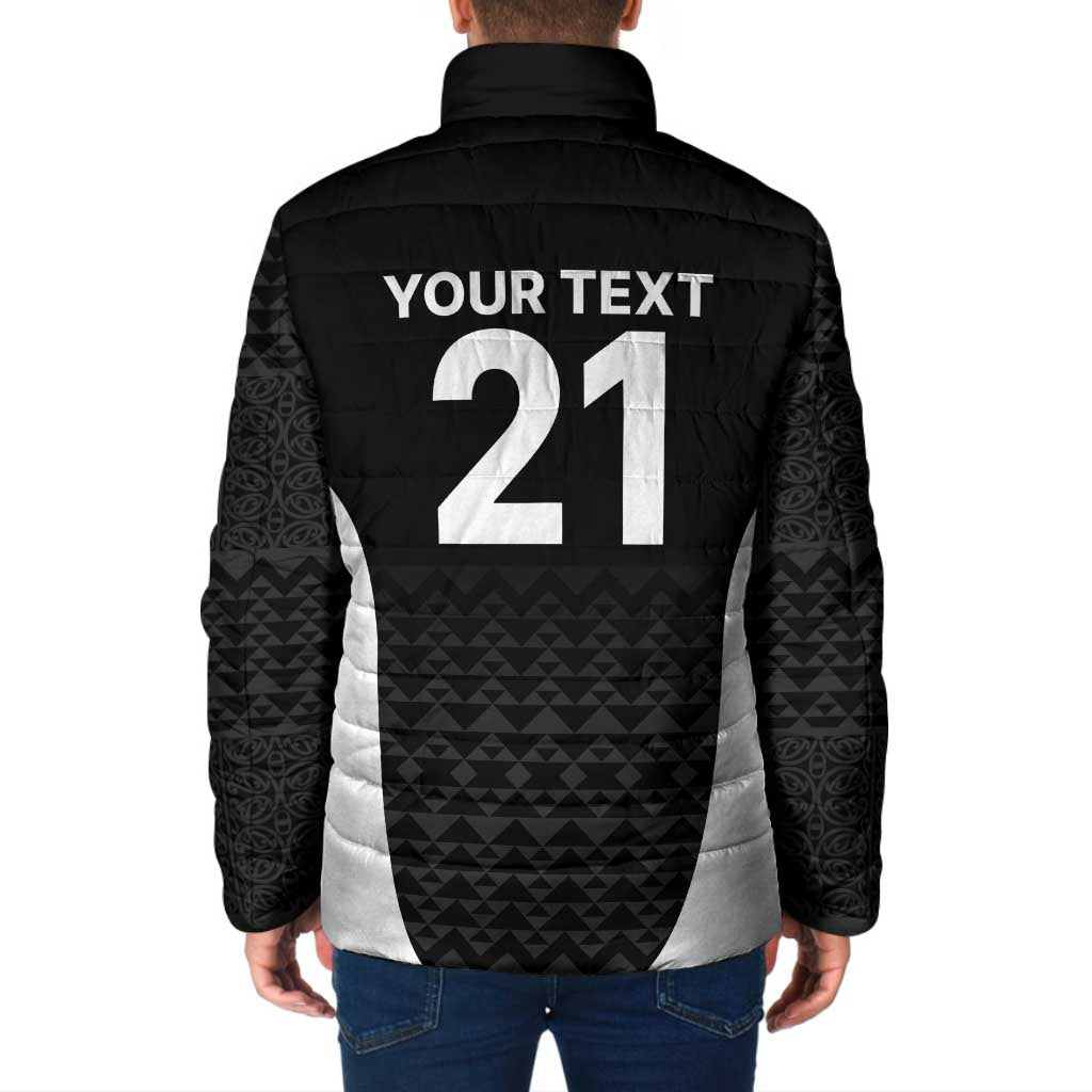 Custom New Zealand Cricket Spirit 2026 Padded Jacket World T20 Edition - Wonder Print Shop