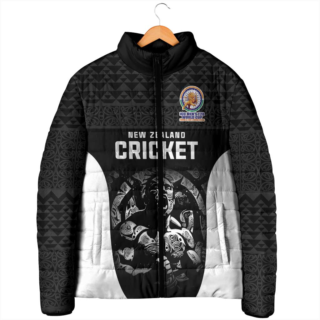 Custom New Zealand Cricket Spirit 2026 Padded Jacket World T20 Edition - Wonder Print Shop