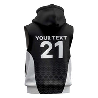 Custom New Zealand Cricket Spirit 2026 Sleeveless Hoodie World T20 Edition - Wonder Print Shop