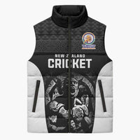 Custom New Zealand Cricket Spirit 2026 Sleeveless Puffer Jacket World T20 Edition - Wonder Print Shop