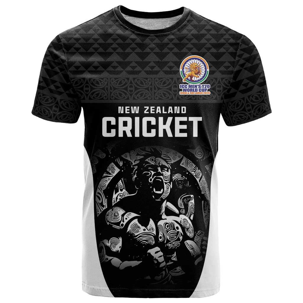 Custom New Zealand Cricket Spirit 2026 T Shirt World T20 Edition - Wonder Print Shop