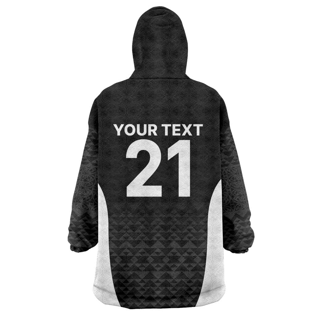 Custom New Zealand Cricket Spirit 2026 Wearable Blanket Hoodie World T20 Edition - Wonder Print Shop