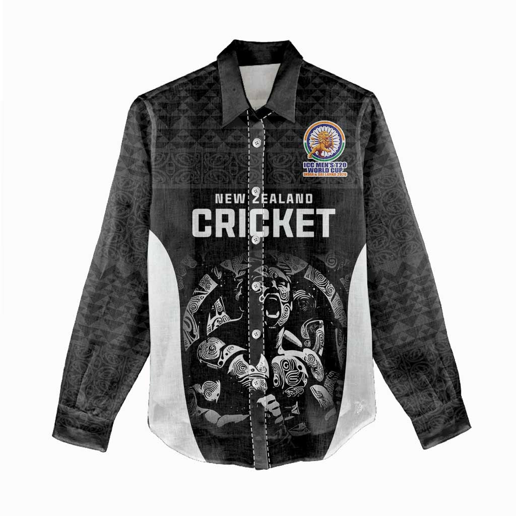 Custom New Zealand Cricket Spirit 2026 Women Casual Shirt World T20 Edition - Wonder Print Shop