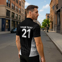 Custom New Zealand Cricket Spirit 2026 Zipper Polo Shirt World T20 Edition - Wonder Print Shop