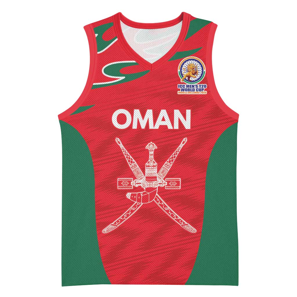 Custom Oman Cricket Spirit 2026 Basketball Jersey World T20 Edition - Wonder Print Shop