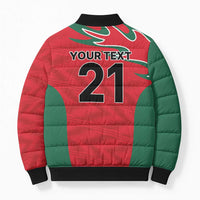 Custom Oman Cricket Spirit 2026 Bomber Puffer Jacket World T20 Edition - Wonder Print Shop