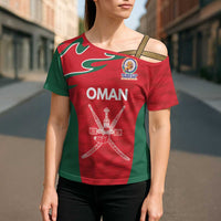 Custom Oman Cricket Spirit 2026 Cross Shoulder Shirt World T20 Edition - Wonder Print Shop