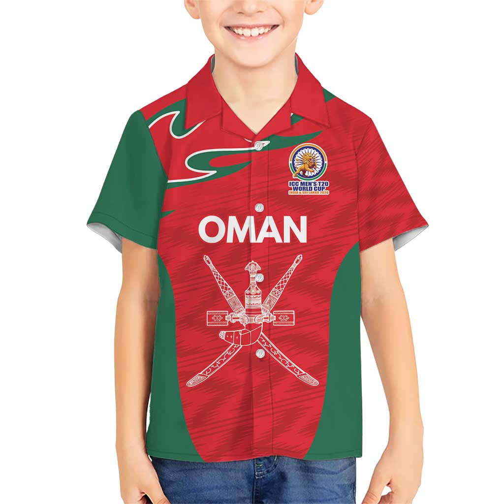 Custom Oman Cricket Spirit 2026 Hawaiian Shirt World T20 Edition - Wonder Print Shop