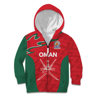 Custom Oman Cricket Spirit 2026 Kid Hoodie World T20 Edition - Wonder Print Shop