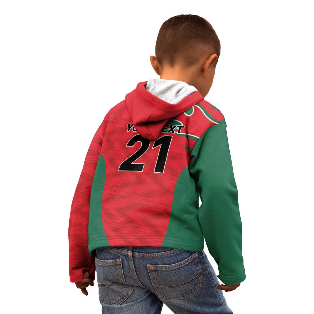 Custom Oman Cricket Spirit 2026 Kid Hoodie World T20 Edition - Wonder Print Shop