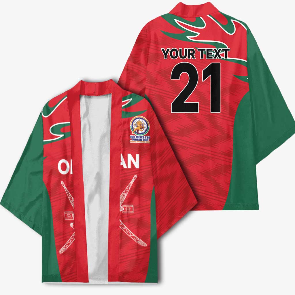 Custom Oman Cricket Spirit 2026 Kimono World T20 Edition - Wonder Print Shop
