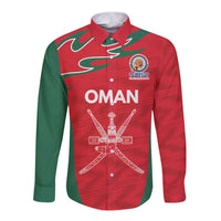 Custom Oman Cricket Spirit 2026 Long Sleeve Button Shirt World T20 Edition - Wonder Print Shop