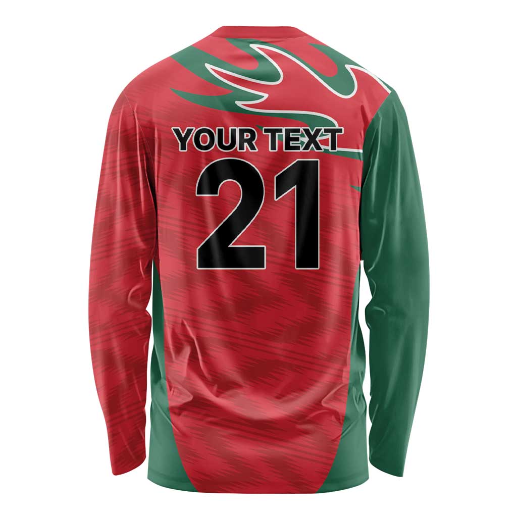 Custom Oman Cricket Spirit 2026 Long Sleeve Shirt World T20 Edition - Wonder Print Shop