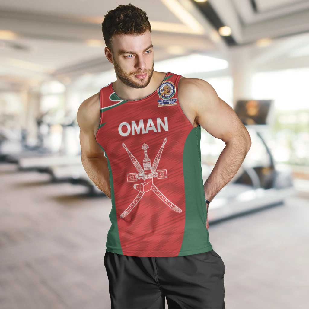 Custom Oman Cricket Spirit 2026 Men Tank Top World T20 Edition - Wonder Print Shop