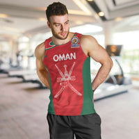 Custom Oman Cricket Spirit 2026 Men Tank Top World T20 Edition - Wonder Print Shop