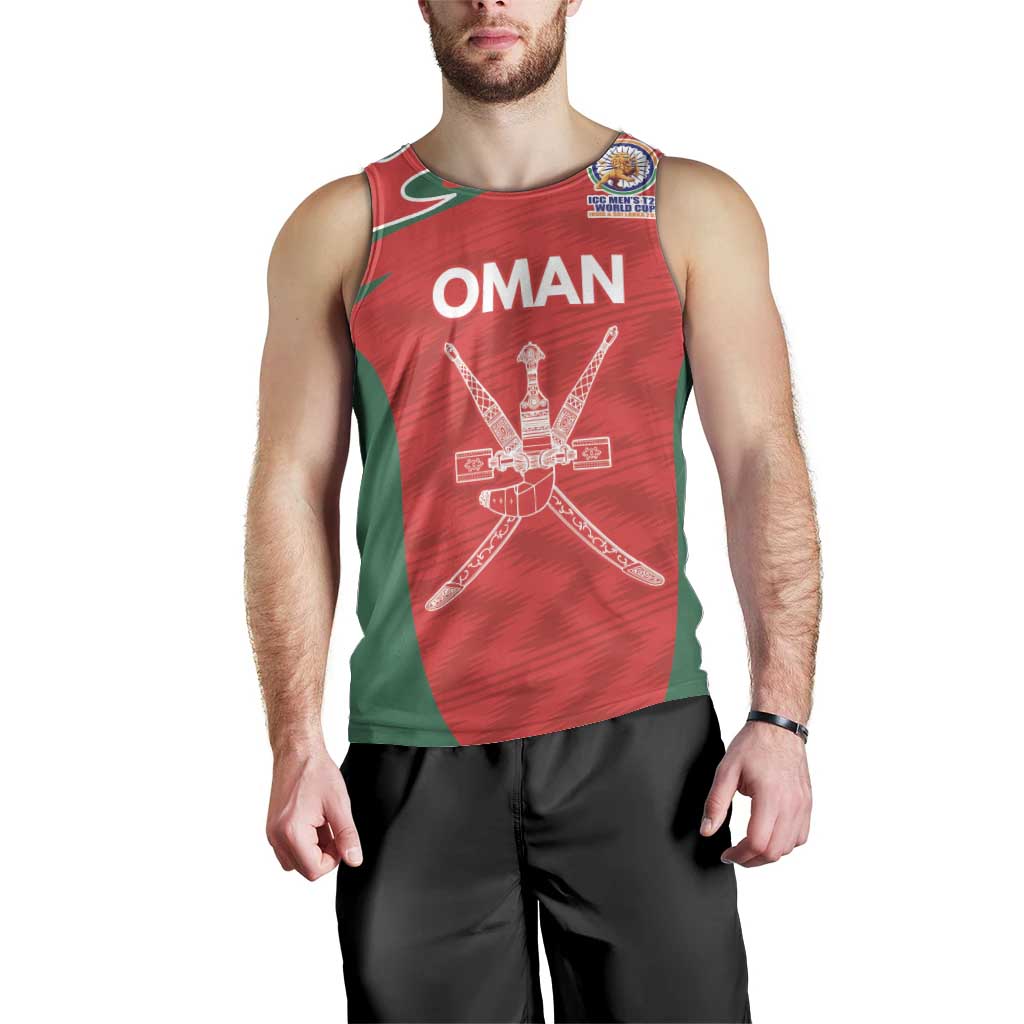 Custom Oman Cricket Spirit 2026 Men Tank Top World T20 Edition - Wonder Print Shop