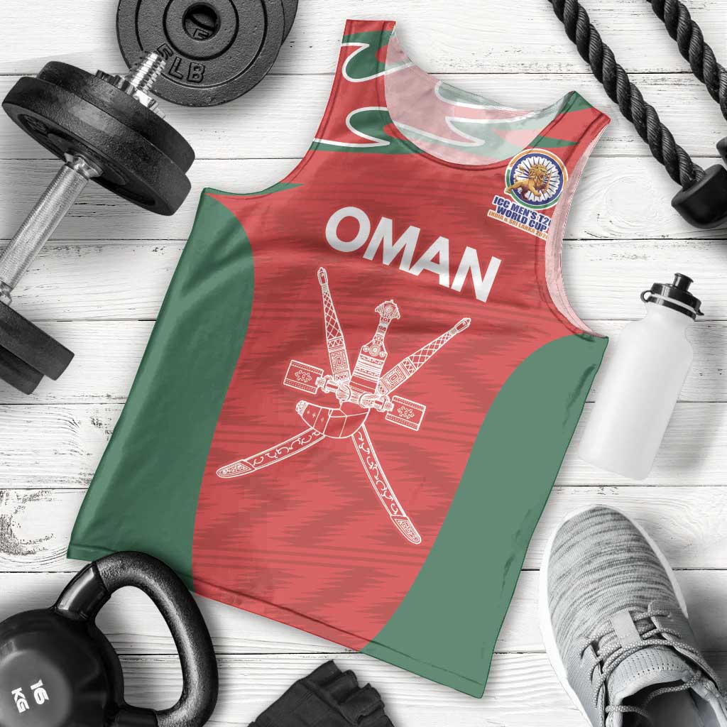 Custom Oman Cricket Spirit 2026 Men Tank Top World T20 Edition - Wonder Print Shop