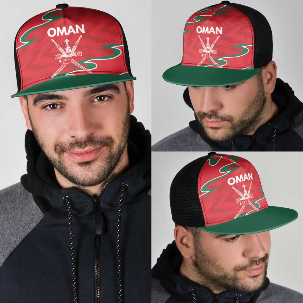 Oman Cricket Spirit 2026 Mesh Trucker Cap World T20 Edition - Wonder Print Shop