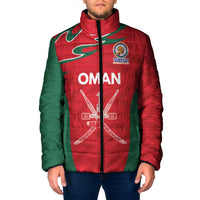 Custom Oman Cricket Spirit 2026 Padded Jacket World T20 Edition - Wonder Print Shop