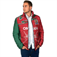 Custom Oman Cricket Spirit 2026 Padded Jacket World T20 Edition - Wonder Print Shop