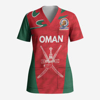 Custom Oman Cricket Spirit 2026 Scrub Top World T20 Edition - Wonder Print Shop