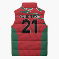 Custom Oman Cricket Spirit 2026 Sleeveless Puffer Jacket World T20 Edition - Wonder Print Shop
