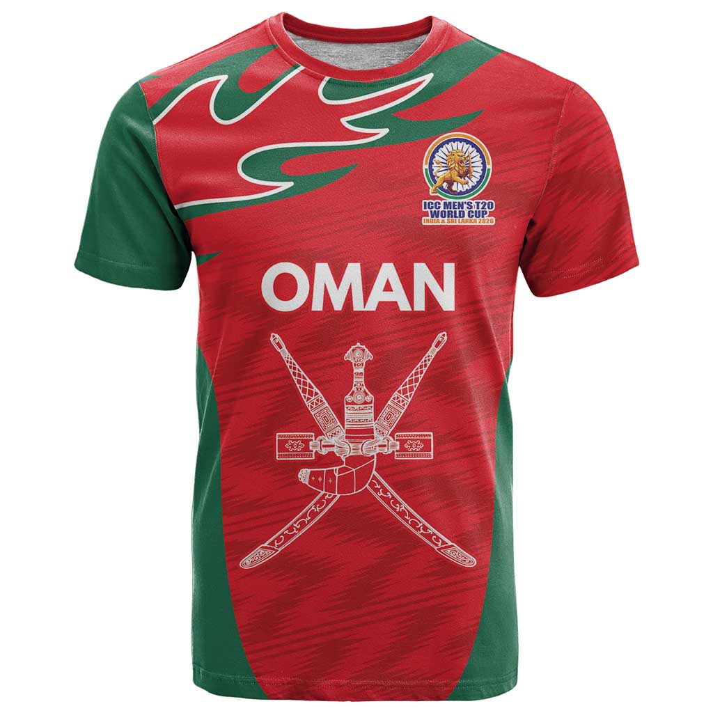 Custom Oman Cricket Spirit 2026 T Shirt World T20 Edition - Wonder Print Shop