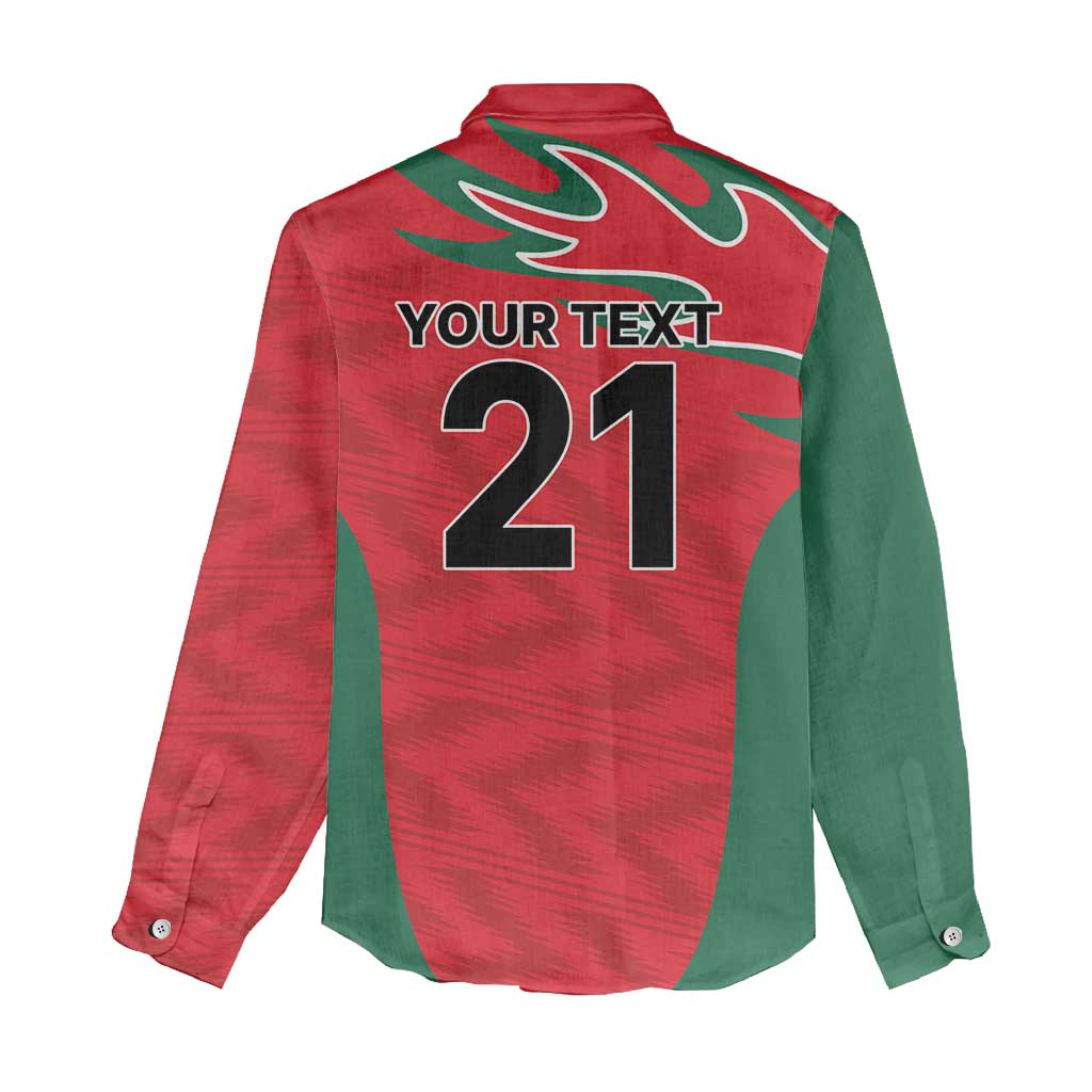Custom Oman Cricket Spirit 2026 Women Casual Shirt World T20 Edition - Wonder Print Shop