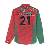 Custom Oman Cricket Spirit 2026 Women Casual Shirt World T20 Edition - Wonder Print Shop