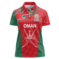 Custom Oman Cricket Spirit 2026 Women Polo Shirt World T20 Edition - Wonder Print Shop