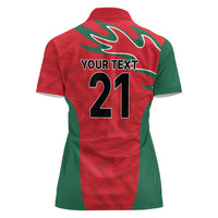 Custom Oman Cricket Spirit 2026 Women Polo Shirt World T20 Edition - Wonder Print Shop
