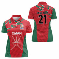 Custom Oman Cricket Spirit 2026 Women Polo Shirt World T20 Edition - Wonder Print Shop