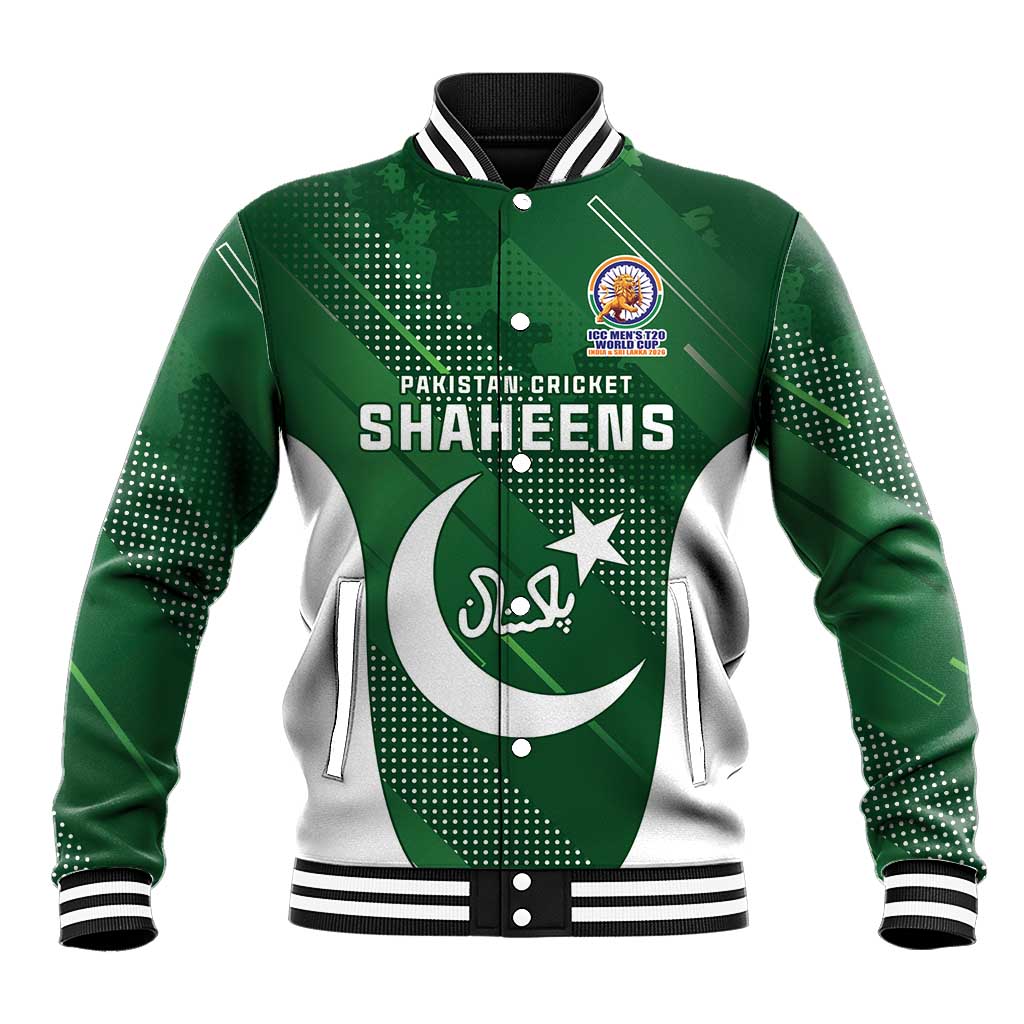 Custom Pakistan Cricket Spirit 2026 Baseball Jacket World T20 Edition - Wonder Print Shop