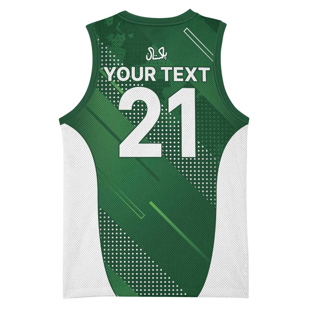 Custom Pakistan Cricket Spirit 2026 Basketball Jersey World T20 Edition - Wonder Print Shop