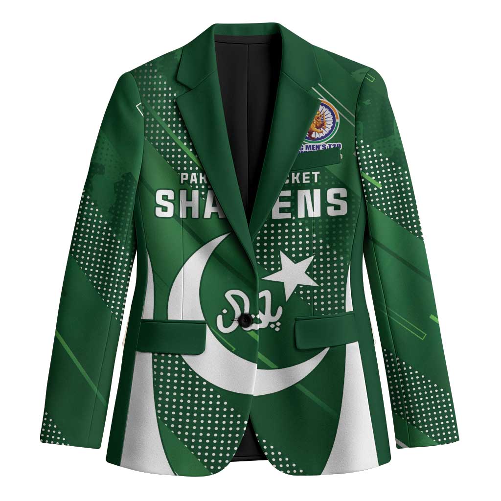 Custom Pakistan Cricket Spirit 2026 Blazer World T20 Edition - Wonder Print Shop