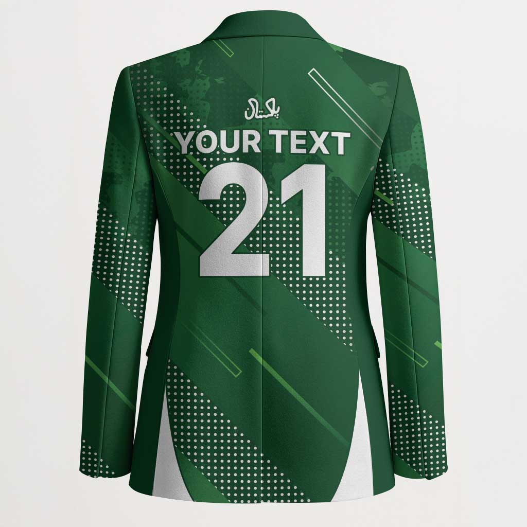 Custom Pakistan Cricket Spirit 2026 Blazer World T20 Edition - Wonder Print Shop