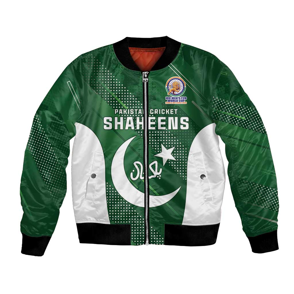 Custom Pakistan Cricket Spirit 2026 Bomber Jacket World T20 Edition - Wonder Print Shop