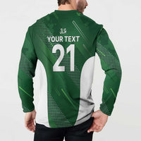 Custom Pakistan Cricket Spirit 2026 Button Sweatshirt World T20 Edition - Wonder Print Shop