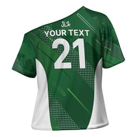 Custom Pakistan Cricket Spirit 2026 Cross Shoulder Shirt World T20 Edition - Wonder Print Shop