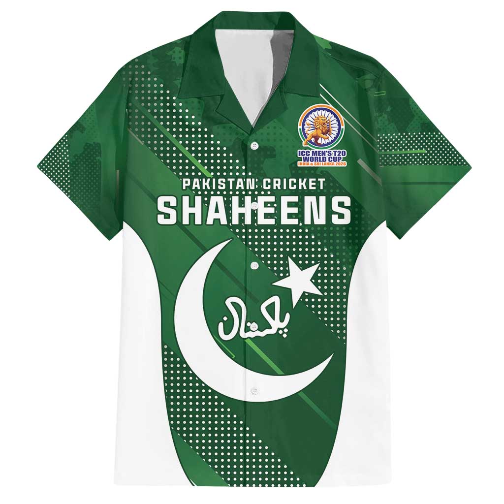 Custom Pakistan Cricket Spirit 2026 Hawaiian Shirt World T20 Edition - Wonder Print Shop