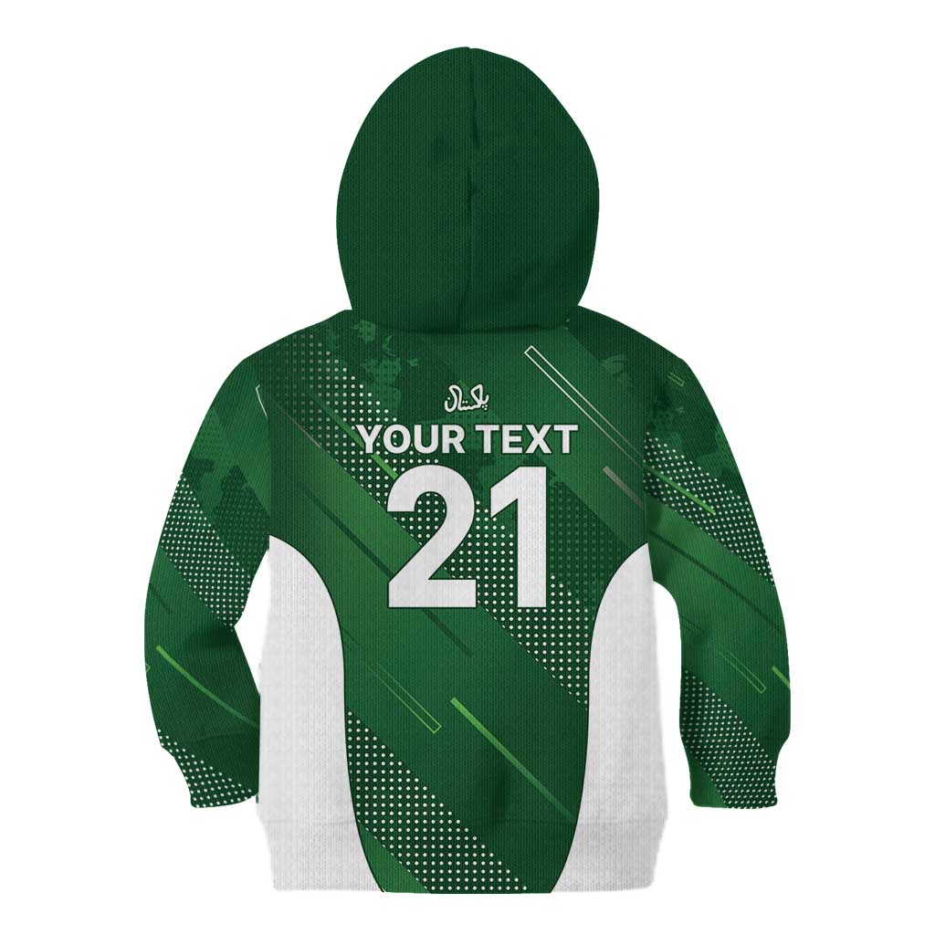 Custom Pakistan Cricket Spirit 2026 Kid Hoodie World T20 Edition - Wonder Print Shop