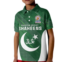 Custom Pakistan Cricket Spirit 2026 Kid Polo Shirt World T20 Edition - Wonder Print Shop