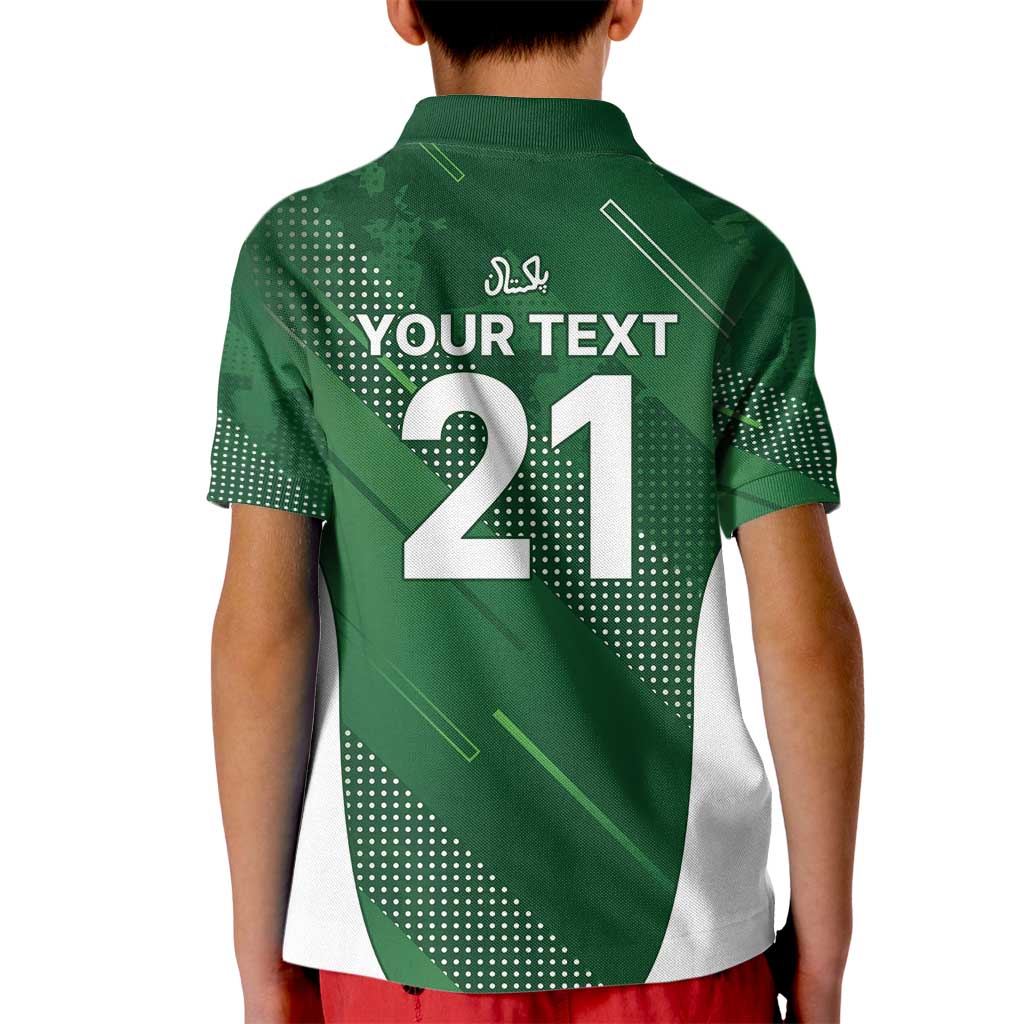 Custom Pakistan Cricket Spirit 2026 Kid Polo Shirt World T20 Edition - Wonder Print Shop