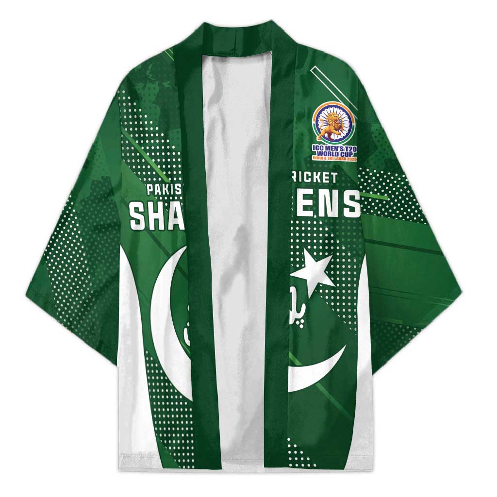 Custom Pakistan Cricket Spirit 2026 Kimono World T20 Edition - Wonder Print Shop