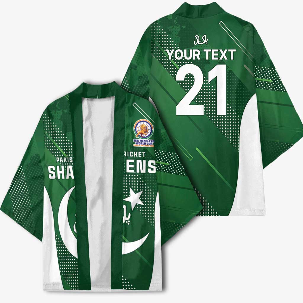 Custom Pakistan Cricket Spirit 2026 Kimono World T20 Edition - Wonder Print Shop