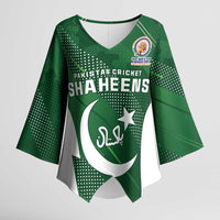 Custom Pakistan Cricket Spirit 2026 Kimono Sleeve Blouse World T20 Edition - Wonder Print Shop