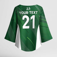 Custom Pakistan Cricket Spirit 2026 Kimono Sleeve Blouse World T20 Edition - Wonder Print Shop