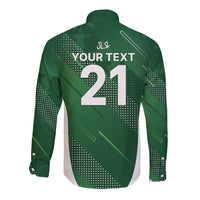 Custom Pakistan Cricket Spirit 2026 Long Sleeve Button Shirt World T20 Edition - Wonder Print Shop